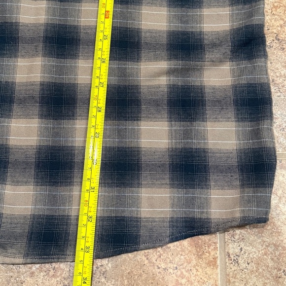 New Travis Mathew Give It a Try Plaid Button-Up Shirt 3XL XXXL Brown Fall Staple - Picture 3 of 13